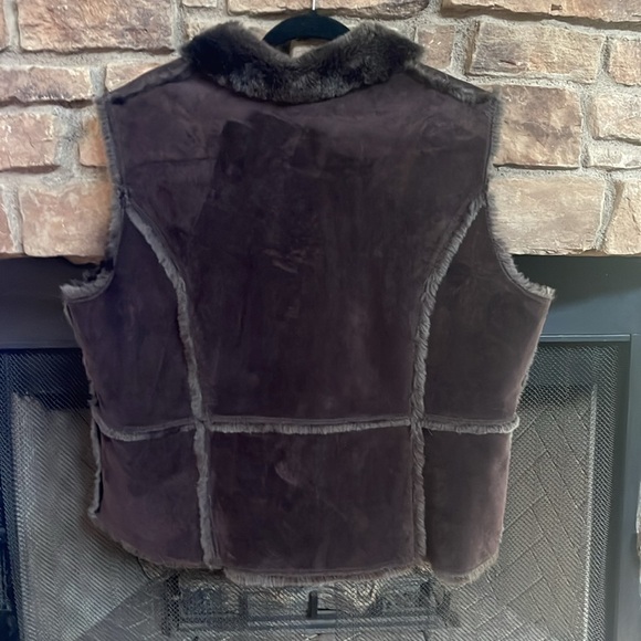 Westbound brown button down vest. Size XL - Picture 2 of 7
